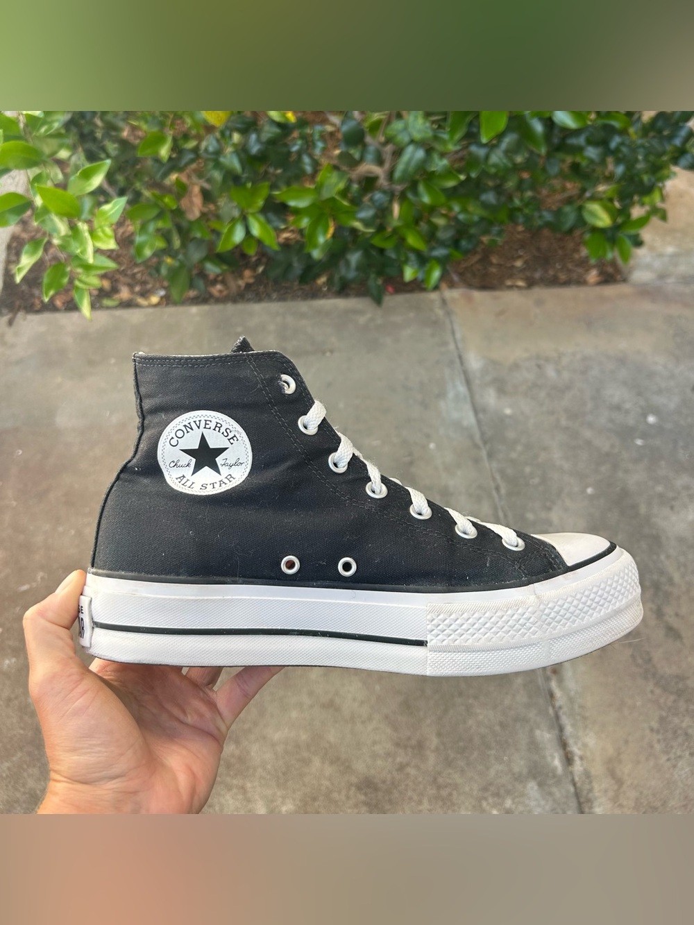 Converse high top platform lift